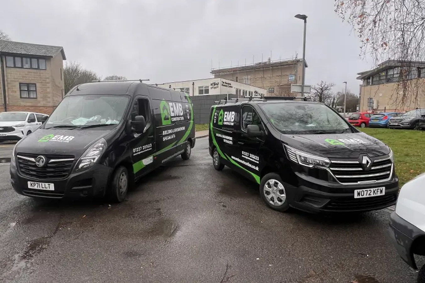 Construction project showcase